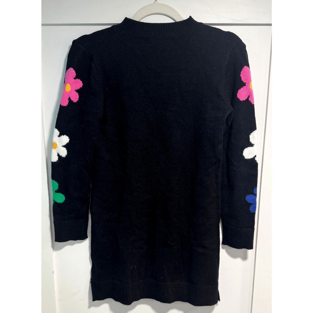 Hannah Banana Sweater Dress Retro Colorful Flowers Playful Kids Size 12 - Picture 3 of 5